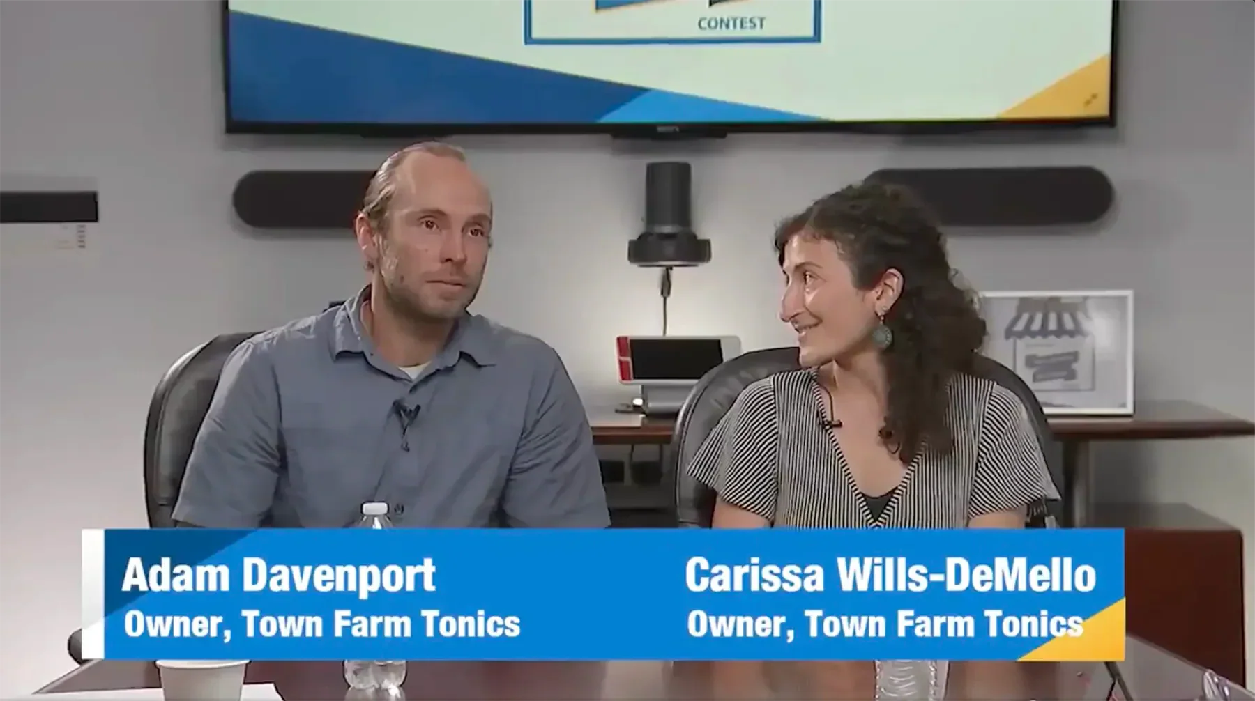 Adam Davenport and Carissa Wills-DeMello Owners of Town Farm Tonics in Interview