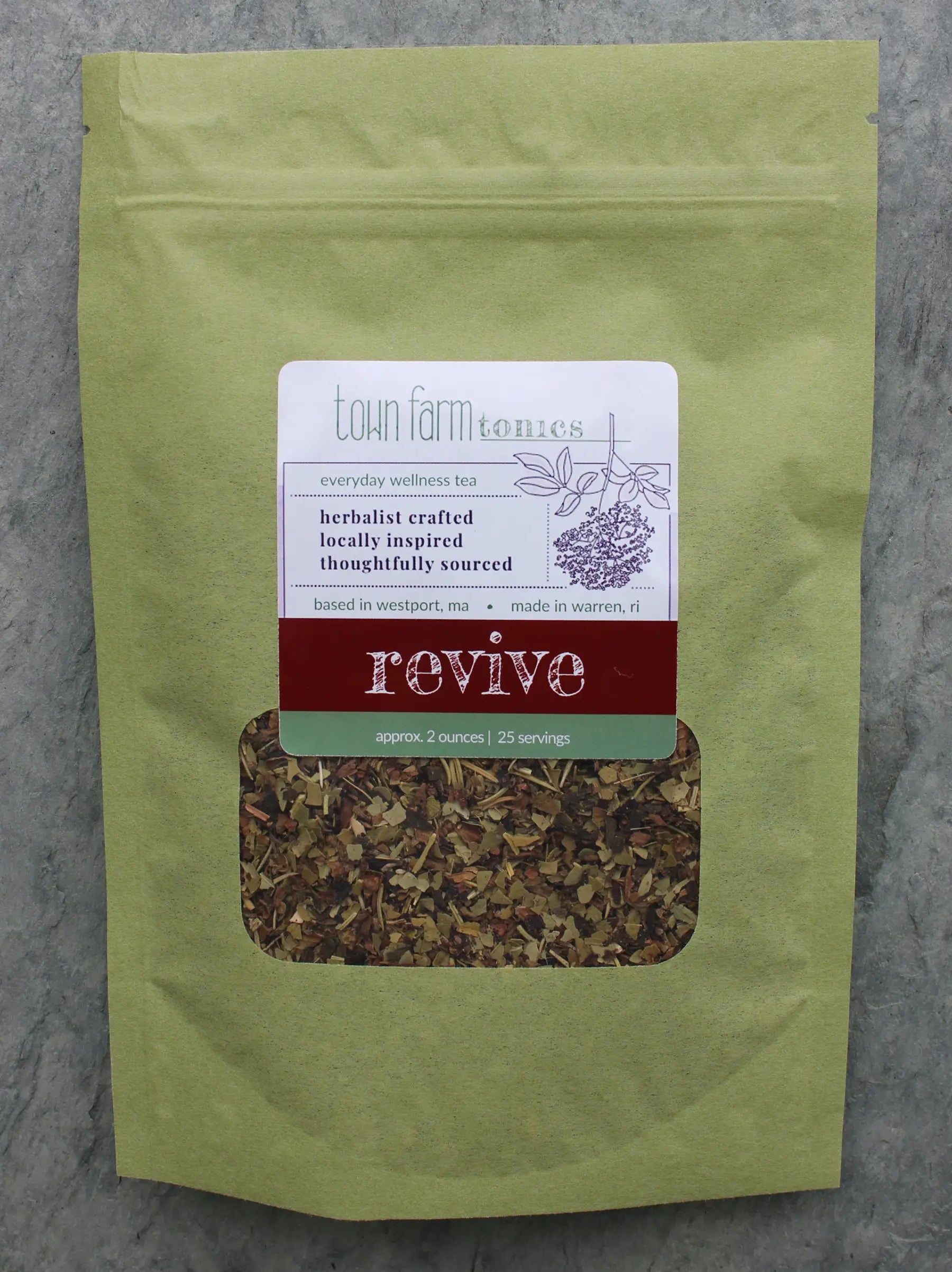 Revive herb product packaged