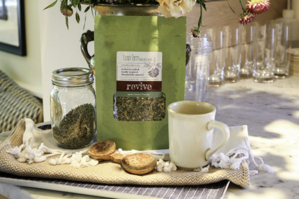 revive tea organic loose leaf herbal tea for natural nervous system and energy support