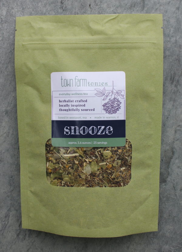 snooze tea organic loose leaf herbal tea for natural nervous system and sleep support