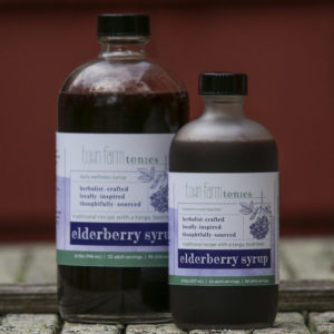 Town Farm Tonics organic Elderberry tonic for immune support and strength