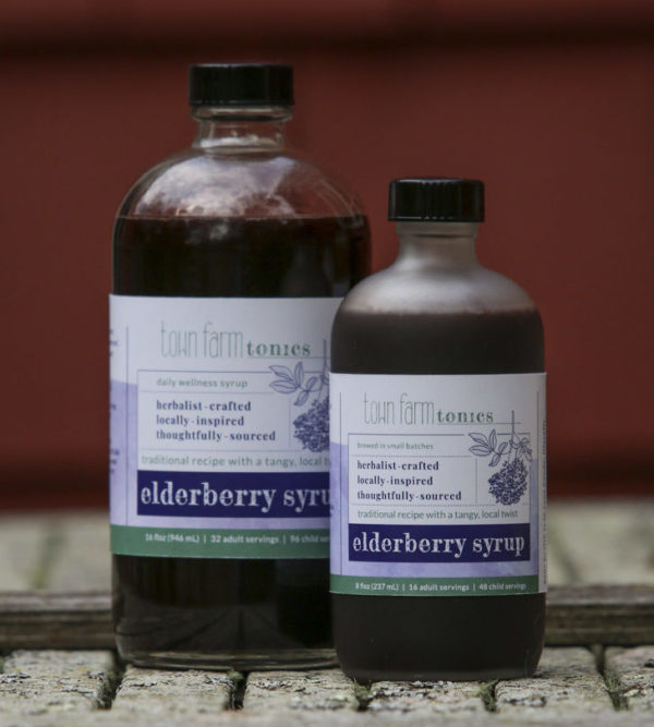 Town Farm Tonics organic Elderberry tonic for immune support and strength