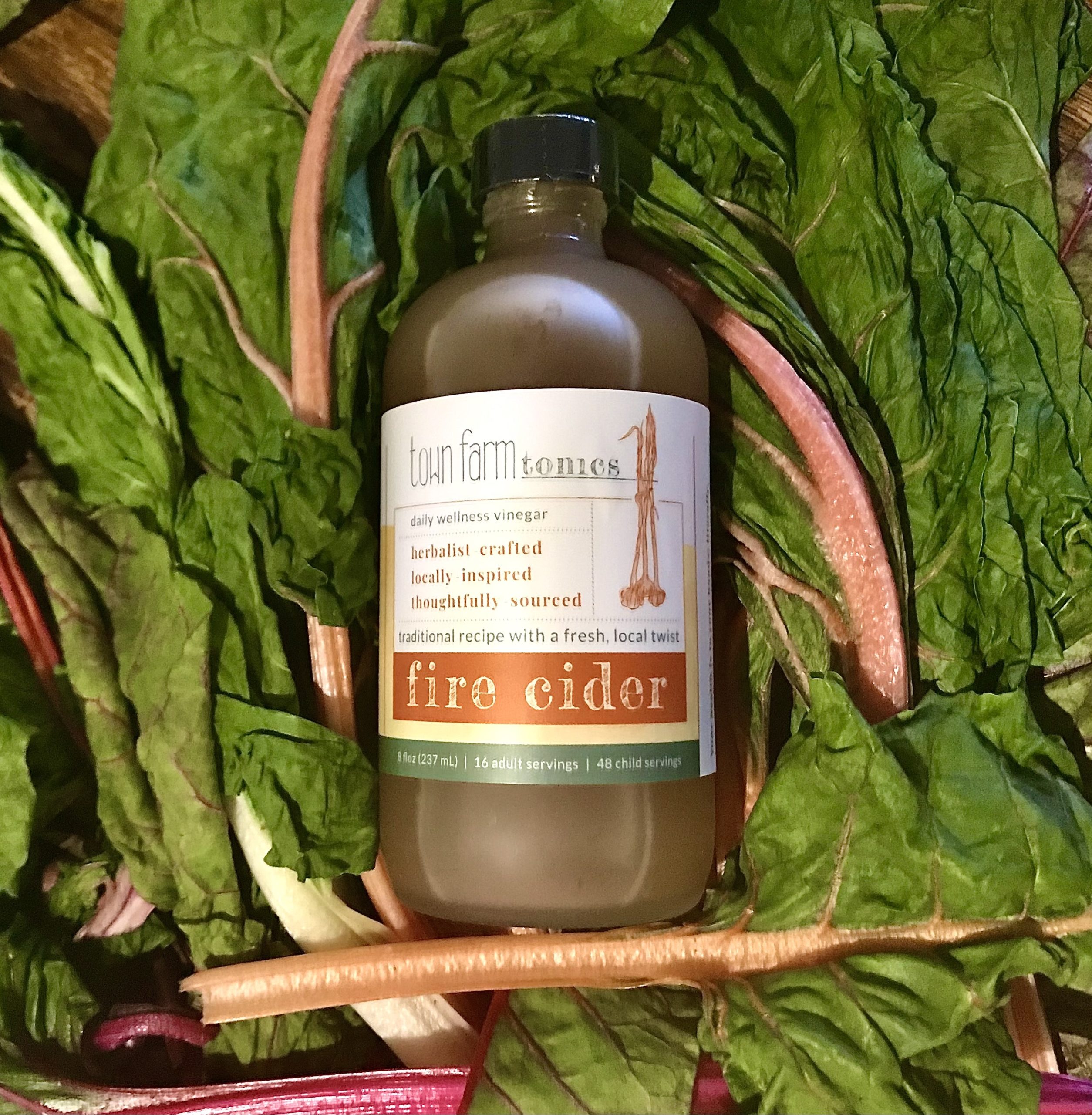 braised swiss chard recipe with fire cider tonic