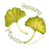smarty plants herbal pun sticker for laptop, water bottle or car