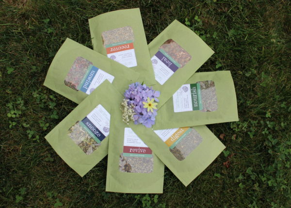 town farm tonics organic loose leaf herbal tea blends made locally in westport, ma on the southcoast